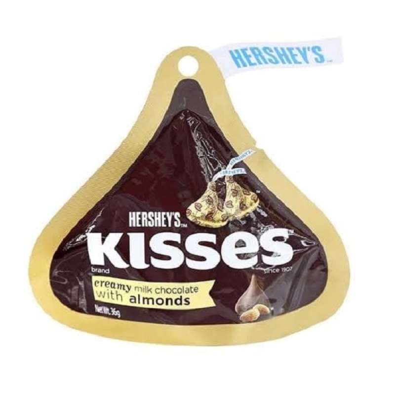 Pekanbaru Hersheys Kisses Crm Mlk Choc Wth Alm 36G