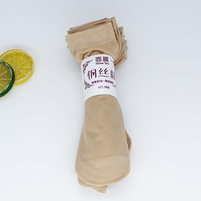 Pekanbaru Kaos Kaki Stocking Pendek Warna Kulit dan Hitam Anti Slip Kaus Kaki Flatshoe Tidak Mudah Sobek Anti Slip Korean Style Short Socks Invisible