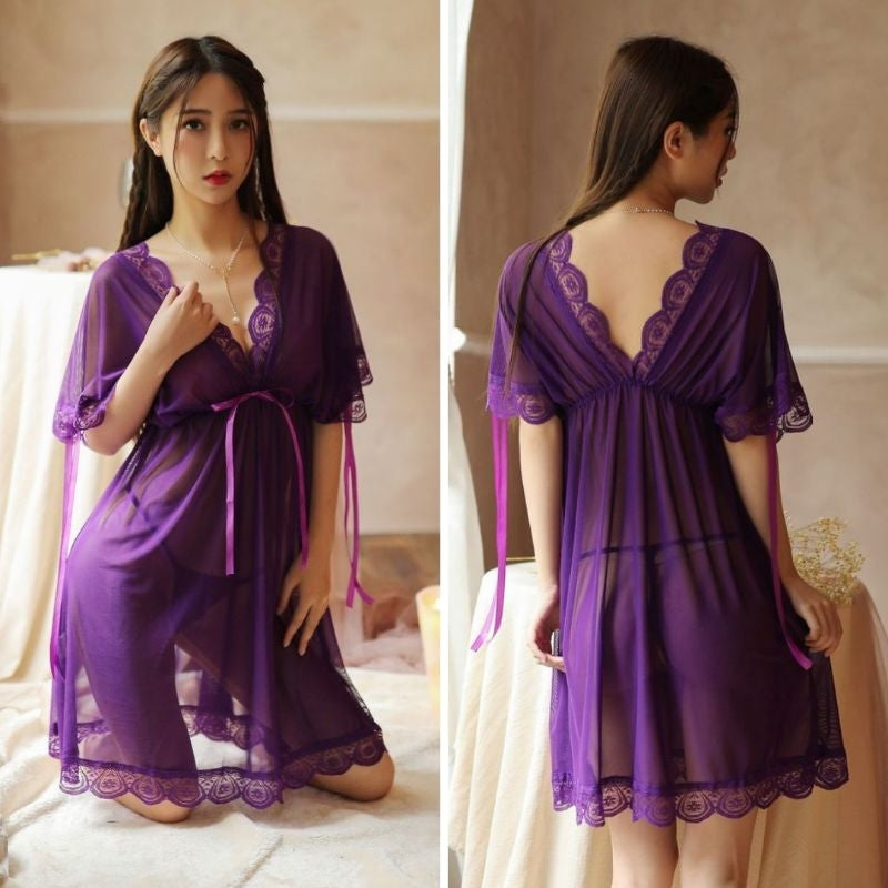 Pekanbaru Lingerie Dress Set D-121 Two Style