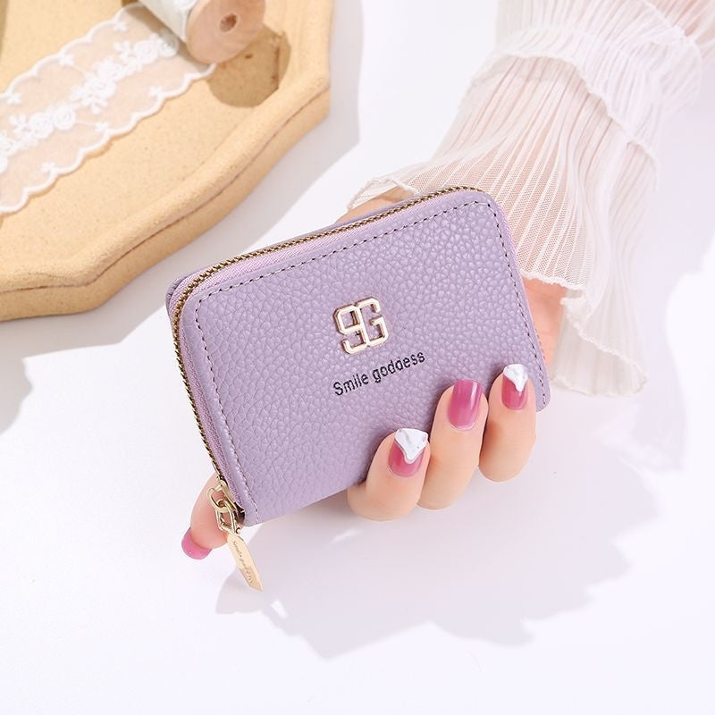 Pekanbaru Dompet Kartu Polos Wanita Kecil Import Dompet Kulit Korea Mini