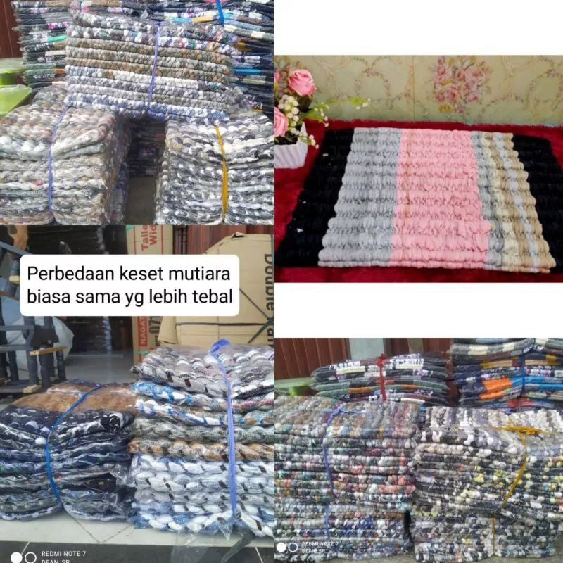 Pekanbaru (Super Tebal) Keset Kaki Premium Tebal Ukuran 40 x 60 cm / Keset Mutiara Tebal/ Keset Kamar Mandi