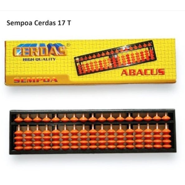 Pekanbaru Cerdas Sempoa 13&17 Tiang Abacus 13&17 Tiang Alat Hitung Sekolah Matematika Perlengkapan Sekolah