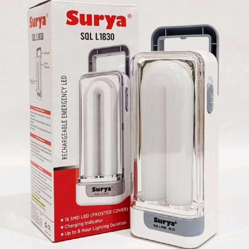 Pekanbaru Lampu Emergency Surya Sql L1830 18Smd Led Rechargeable