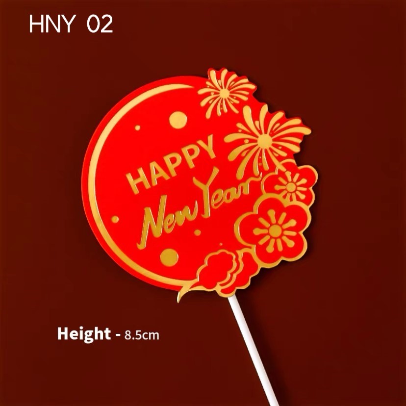 Pekanbaru Cny Cupcake Topper / Topper Imlek Kecil Berbagai Model