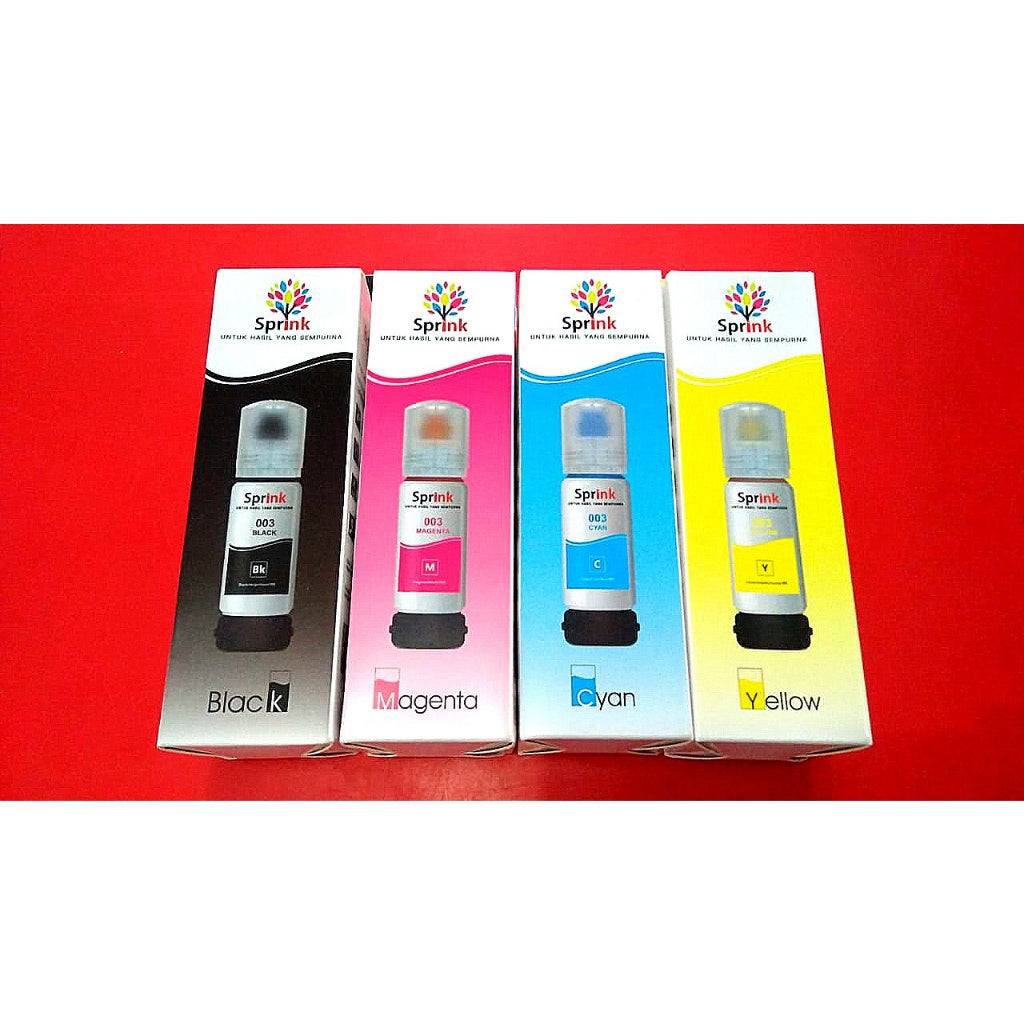 Pekanbaru Tinta Sprink For Epson 003 Set (4 Botol)
