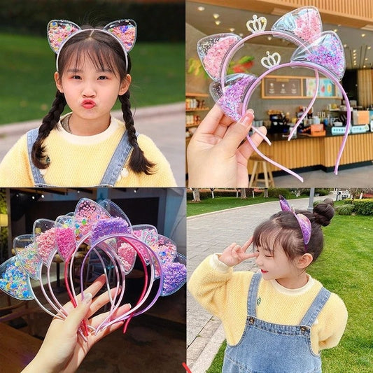 Pekanbaru Bando Anak Lucu Bentuk Telinga Hewan Bando Glitter Anak Bentuk Mahkota