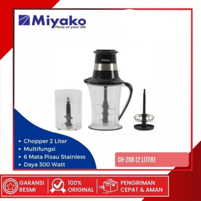 Pekanbaru Chopper Miyako Ch-208 Ma / Penggiling Daging / Pelumat Daging