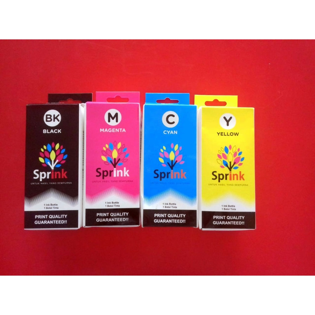 Pekanbaru Tinta Sprink Premium For Canon 150Ml Set (4 Botol)