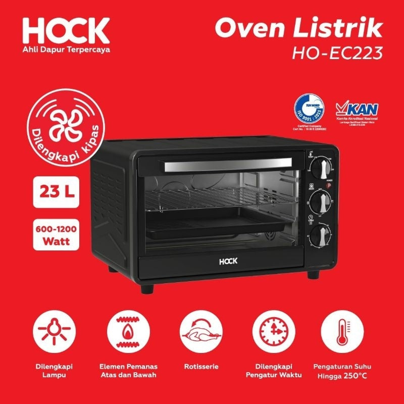 Pekanbaru Oven Hock / Oven Listrik Hock 23 Liter Ho-Ec223