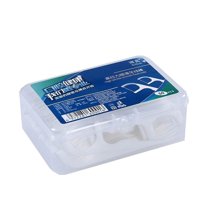 Pekanbaru (Isi 30/50) Benang Elastis Tusuk Gigi Isi 30 Pcs Pembersih Karang/Behel/Pembersih Behel Dental Floss