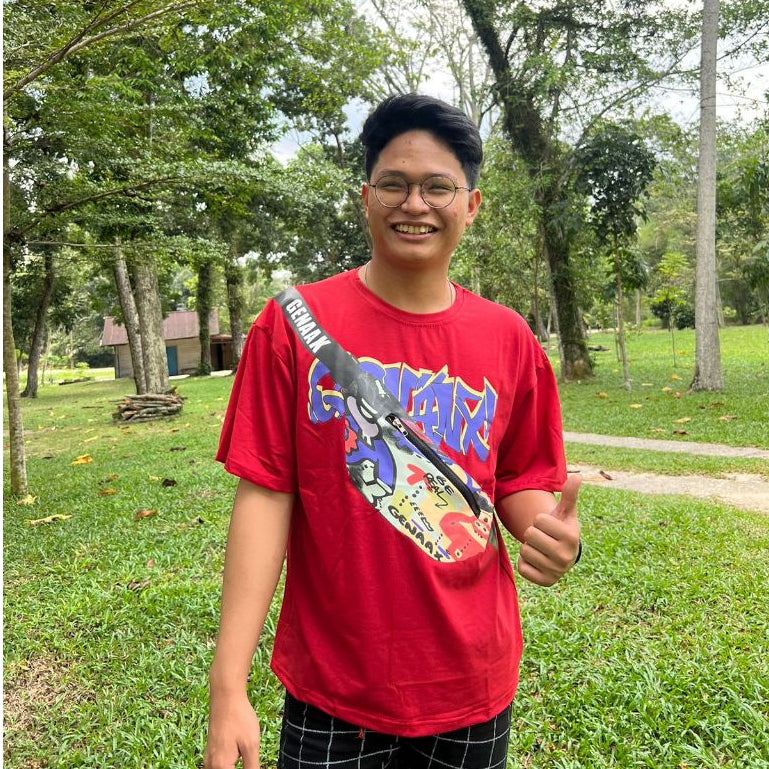 Pekanbaru Kaos Oversize Kantong Tas Kaus Gambar 3d Waistbag Baju Serbaguna Motif Swag Genanx Tshirt With Bag