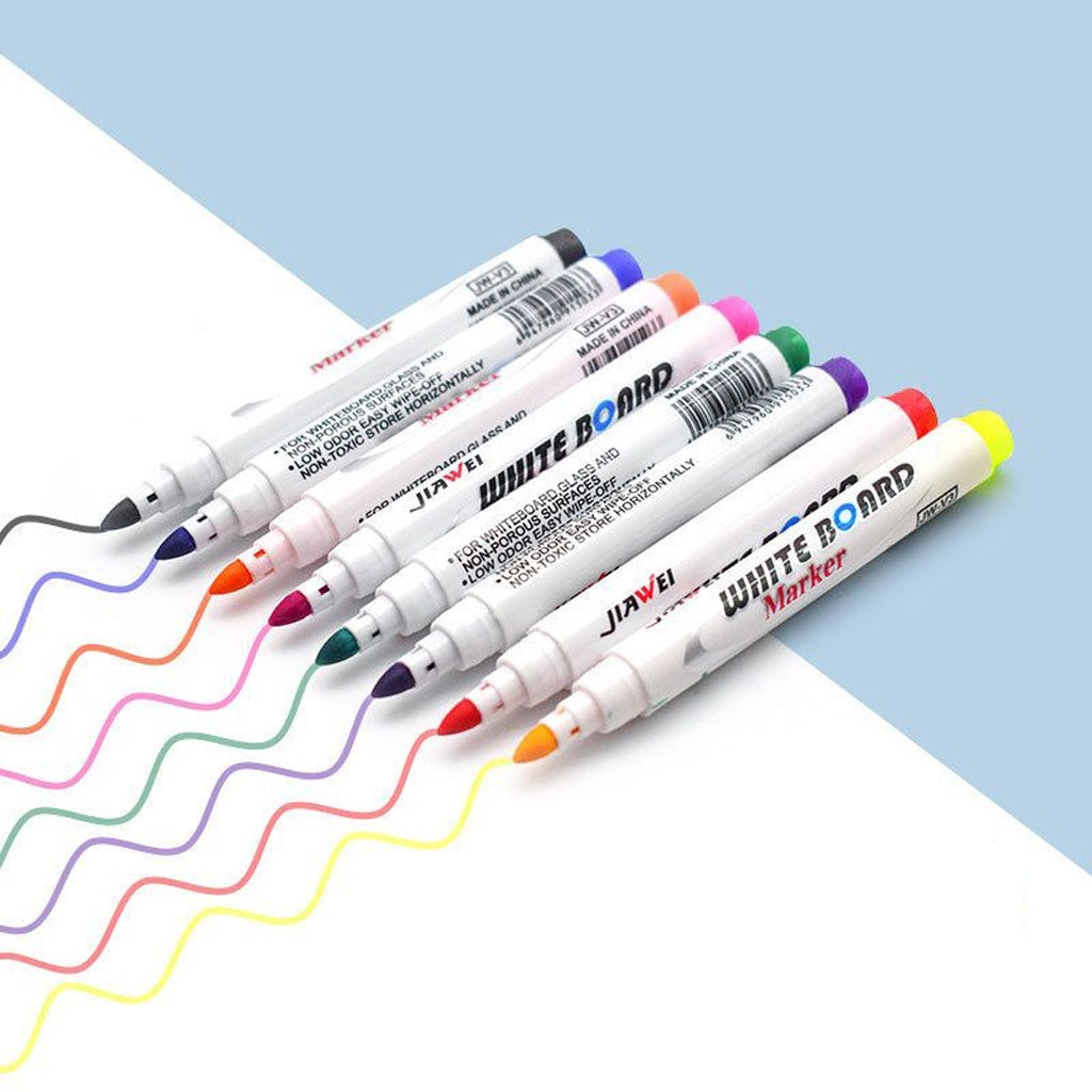 Pekanbaru 8 PCS Magic marker floating pen water/spidol ajaib/Spidol Apung Air/ spidol Papan Tulis