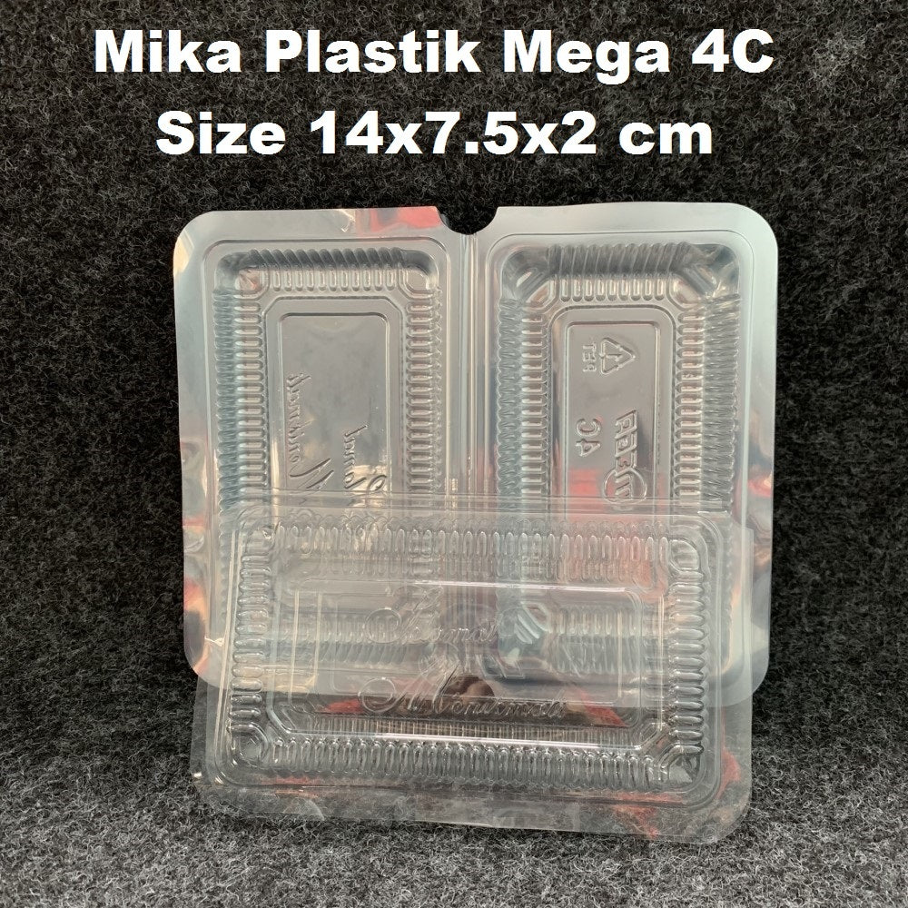 Pekanbaru Box / Kotak Mika Plastik Mega 4C Per Pack