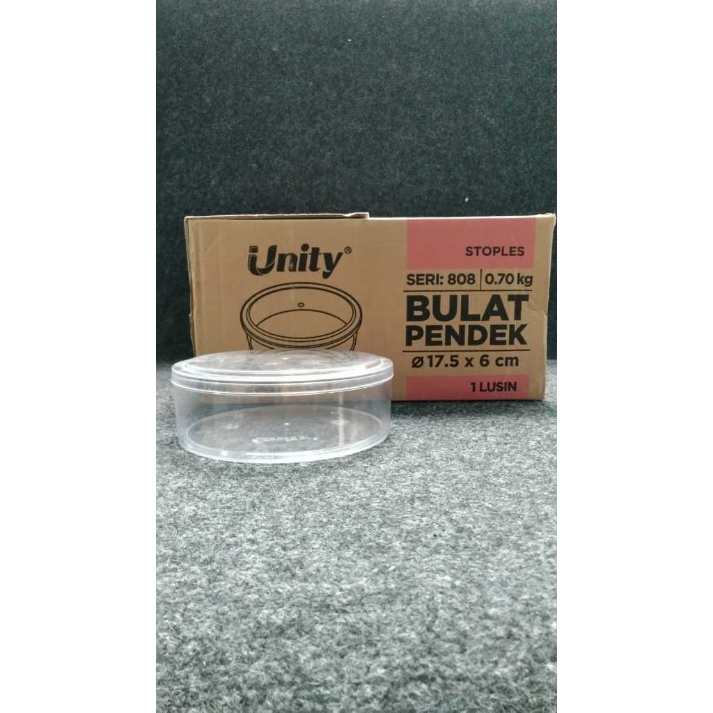 Pekanbaru Toples Unity 808 (700 Gr) Bulat Besar Per Box (Instan Only)