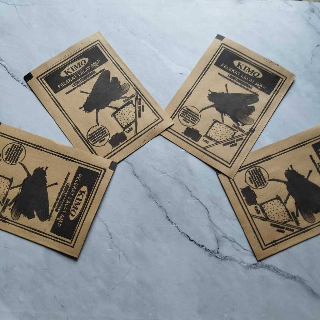 Pekanbaru HR-Perangkap Lalat Lem 15 pcs lalat Super Lengket Nyamuk Lalat Kertas Lengket Terbang Papan Flycatcher