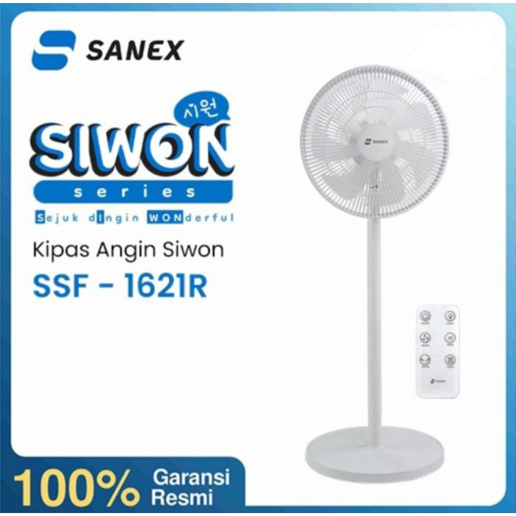 Pekanbaru Kipas Angin Sanex Siwon 2 In 1 Stand Fan Dan Desk Fan Ssf-1221 12Inch Kipas Angin Sanex Ssf 1221