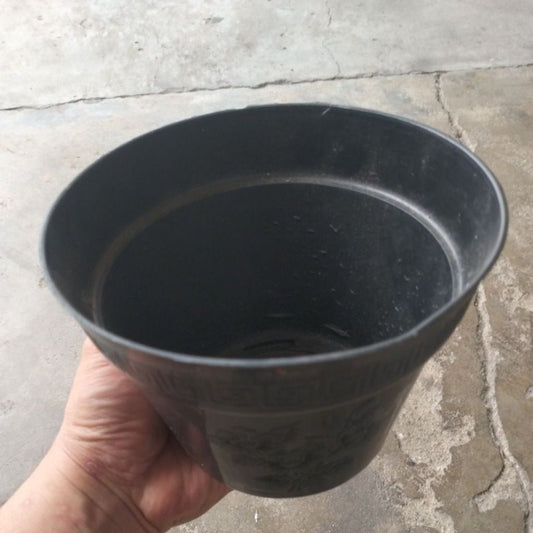Pekanbaru Pot bunga hitam kecil harga obral 4 ukuran