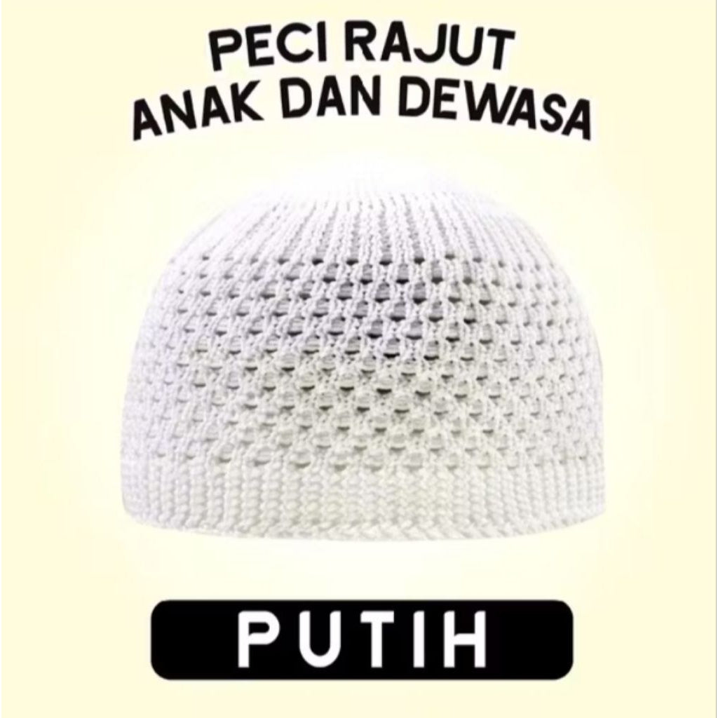 Pekanbaru Peci rajut dewasa elastis