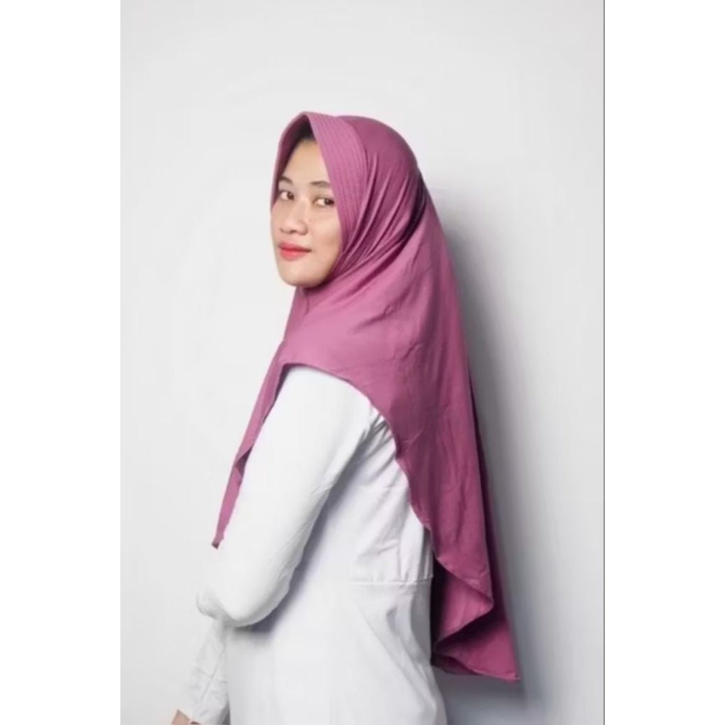 Pekanbaru jilbab bergo Raisa hijab instant jersey / hijab sport pet Antern