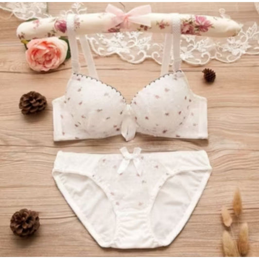 Pekanbaru Bra Set Cantik Bunga Kecil / Bh wanita