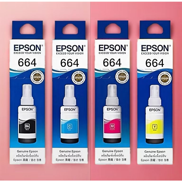 Pekanbaru HR-TINTA EPSON 664 PREMIUM TERMURAH VIRAL ATK KANTOR PENGADAAN PEMDA KUALITAS BAGUS L100,L110,L120
