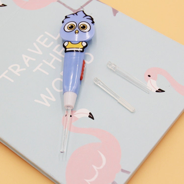 Pekanbaru Earpick LED Karakter Cartoon Lucu Cute Animal Korek Kuping Karakter LED Pembersih telinga MURAH
