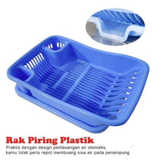 Pekanbaru Rak Piring Plastik Dengan Pembuangan Air Otomatis Rak Cuci Piring Wastafel Rak Piring Dan Sendok