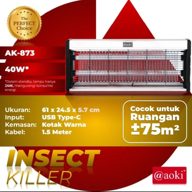 Pekanbaru Perangkap Nyamuk Aoki / Insect Killer 22W / 30W / 40W Hemat Energi