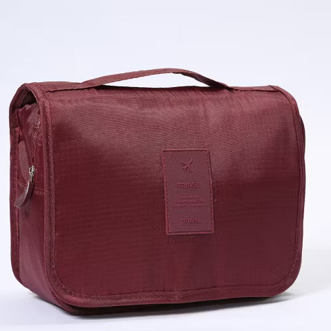 Pekanbaru HR- TAS KOSMETIK MANDI GANTUNG Travel Bag Storage Make Up TAS KOSMETIK MANDI GANTUNG Tas Penyimpanan Kosmetik Perlengkapan Mandi Pouch Makeup Wanita Serbaguna Traveling Original Bahan Tebal