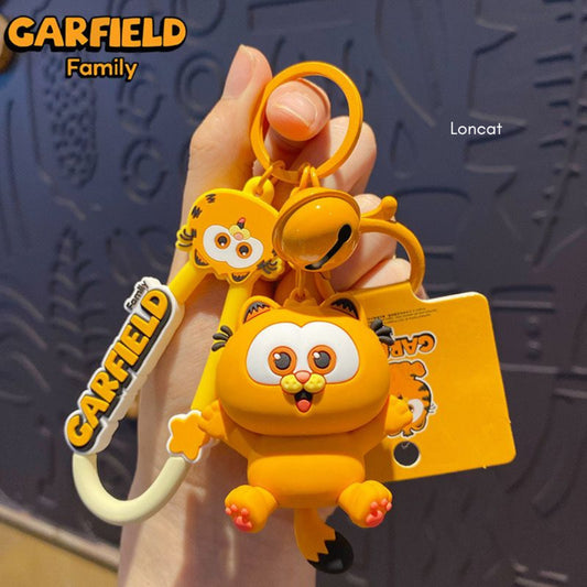 Pekanbaru Gantungan Kunci Garfield Kucing Orange Baby Cat Keychain Gemoy Lonceng Aesthetic