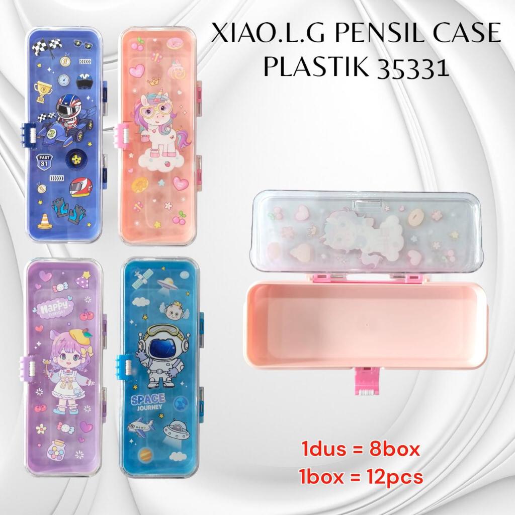 Pekanbaru Pensil Case Xiaolingjing Case Plastik 35331