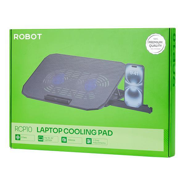 Pekanbaru Robot Laptop Cooling Pad Rcp10 Black