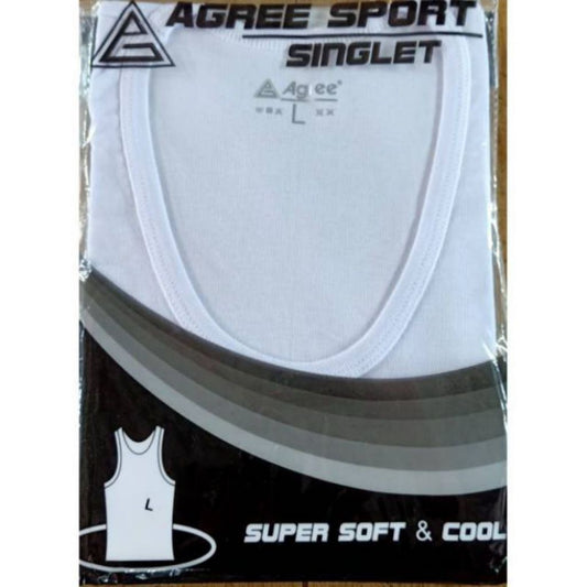 Pekanbaru Singlet Pria Dewasa Agree / Kaos Dalam Pria Dewasa Agree Bahan Katun Lembut Menyerap Keringat