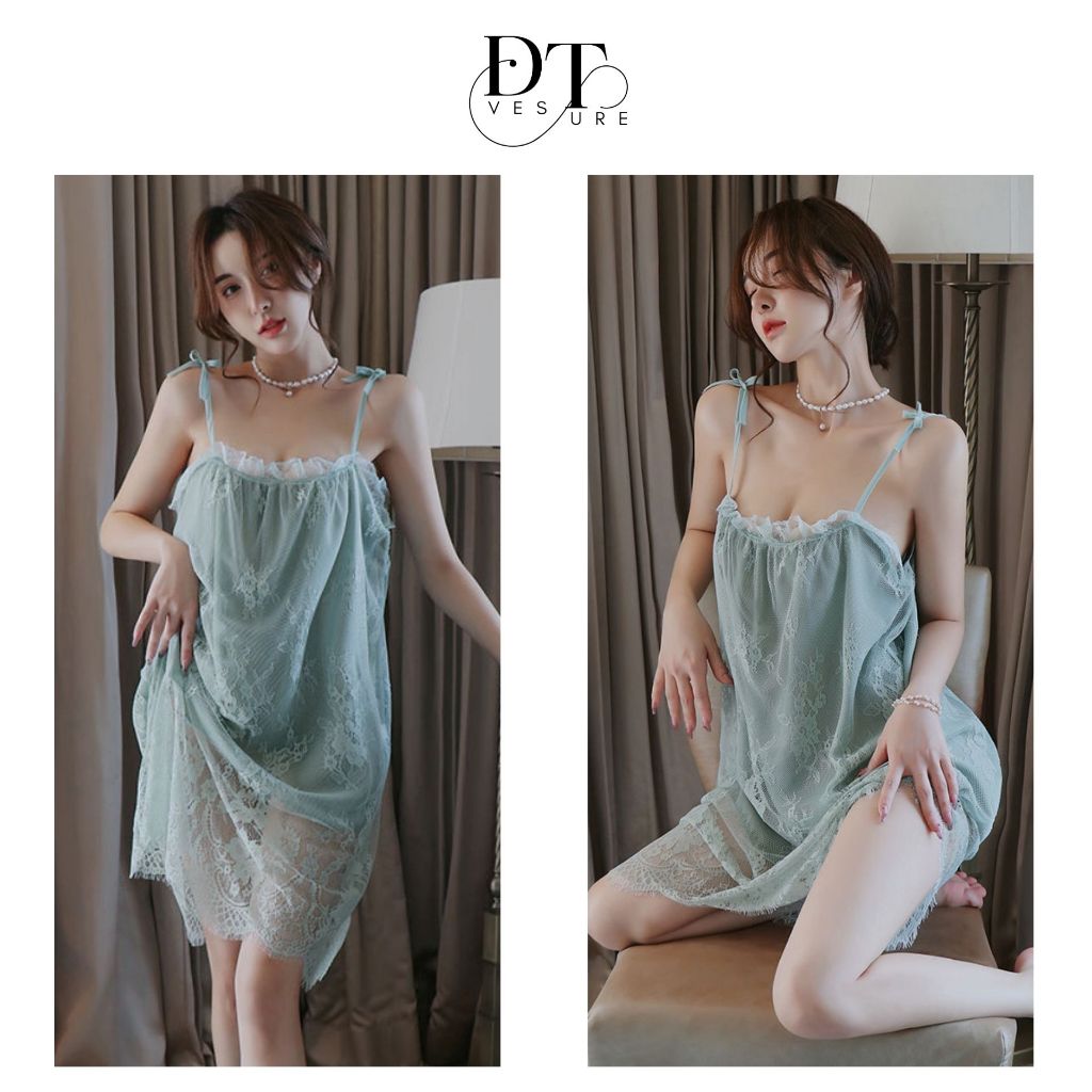 Pekanbaru Lingerie Dress Set D-111 Double Layer