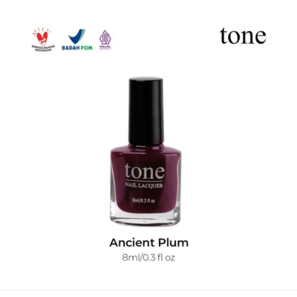 Pekanbaru Lacquer Kutek Tone Nail Nude Halal Murah 8Ml | Cat Kuku Tone Nail Polish 8Ml
