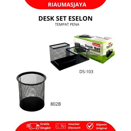 Pekanbaru Desk Set / Tempat Alat Tulis V Tec Vt-9058 Ready Eselon 103