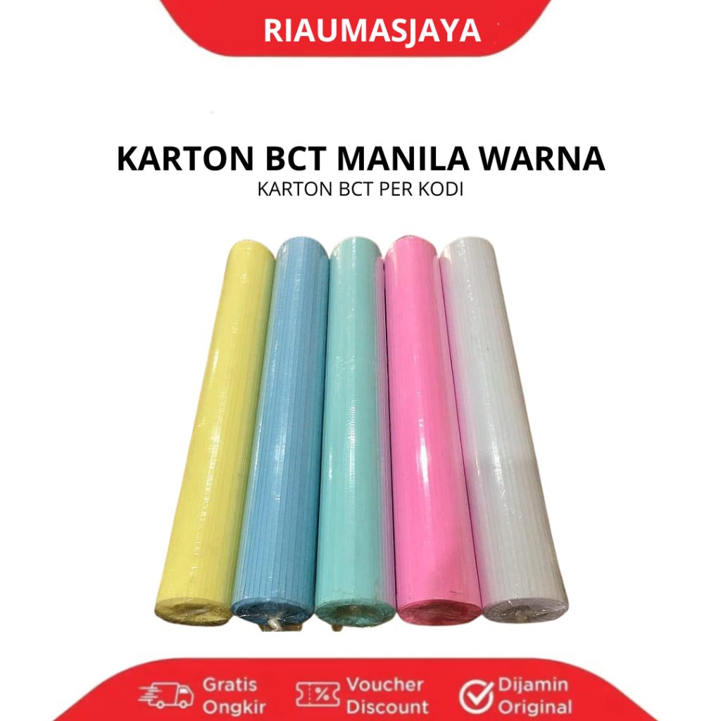 Pekanbaru Karton Manila Bct Warna ( Per Kodi )