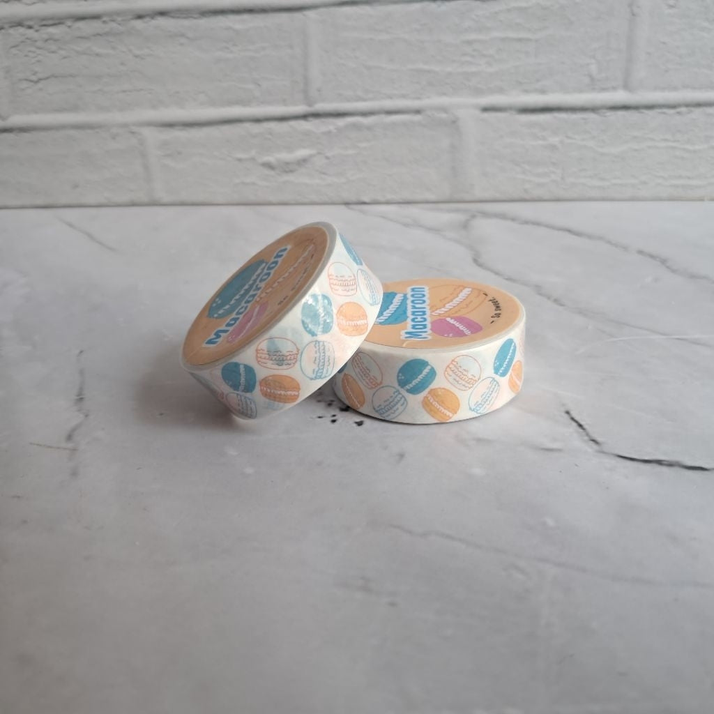 Pekanbaru WASHI TAPE PET MASKING TAPE MOTIF MELTED CHEESE LELEHAN KEJU PER 1 PCS