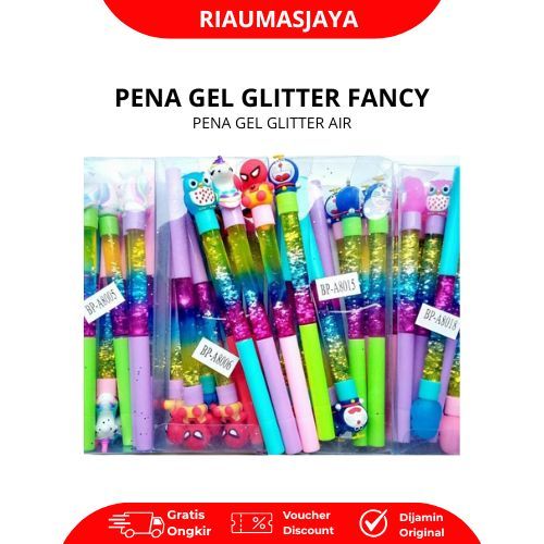 Pekanbaru Pena Gel Air Glitter Blink Motif 1X3,, Promo Beli 1 Set Bonus 3 Pcs