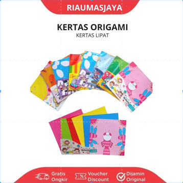 Pekanbaru Origami/Kertas Origami/Kertas Lipat Murah Uk 30X30 1X5 (Isi 5 Bungkus)