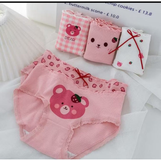 Pekanbaru Cd Celana Dalam Wanita Strawberry Pink Mulus Sutra Briefs Mid