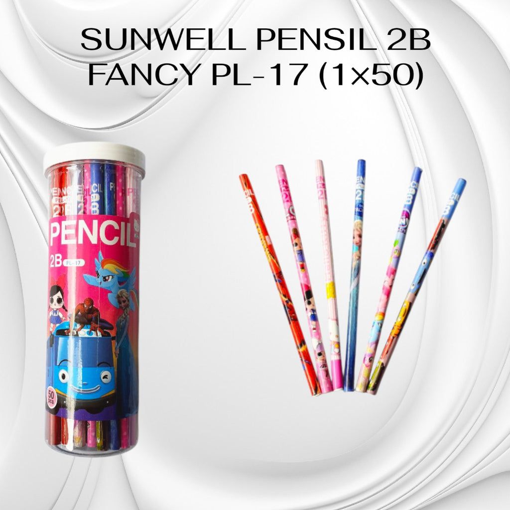 Pekanbaru Sunwell Pensil 2B Fancy (1X50)