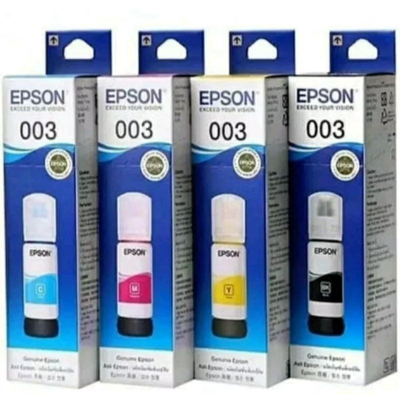 Pekanbaru Tinta EPSON 003 Premium Printer Warna Terbaik L1110 L1210 L3100 L3120 Viral Pengadaan Pemda Murah
