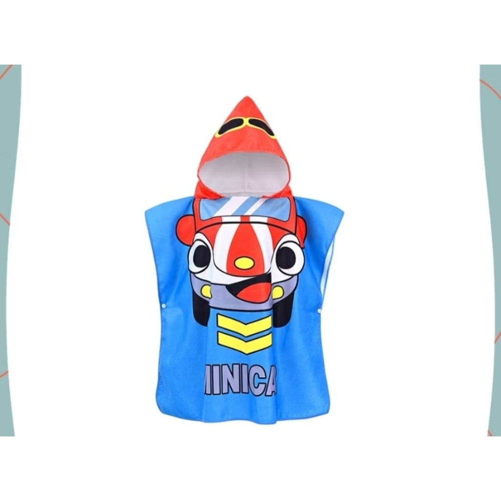 Pekanbaru Baju Handuk Mandi Anak Karakter / Handuk Ponco Topi