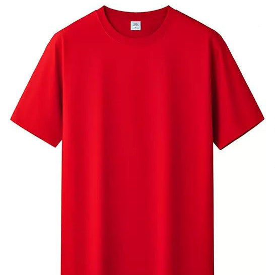Pekanbaru Kaos Polos Lengan Pendek Simple Tanpa Gambar Warna Merah dan Putih Plain T-shirt Kaos Couple Teman Pacar Keluarga Sahabat Unisex Kaos Oversize Berkualitas Unisex Korean Style