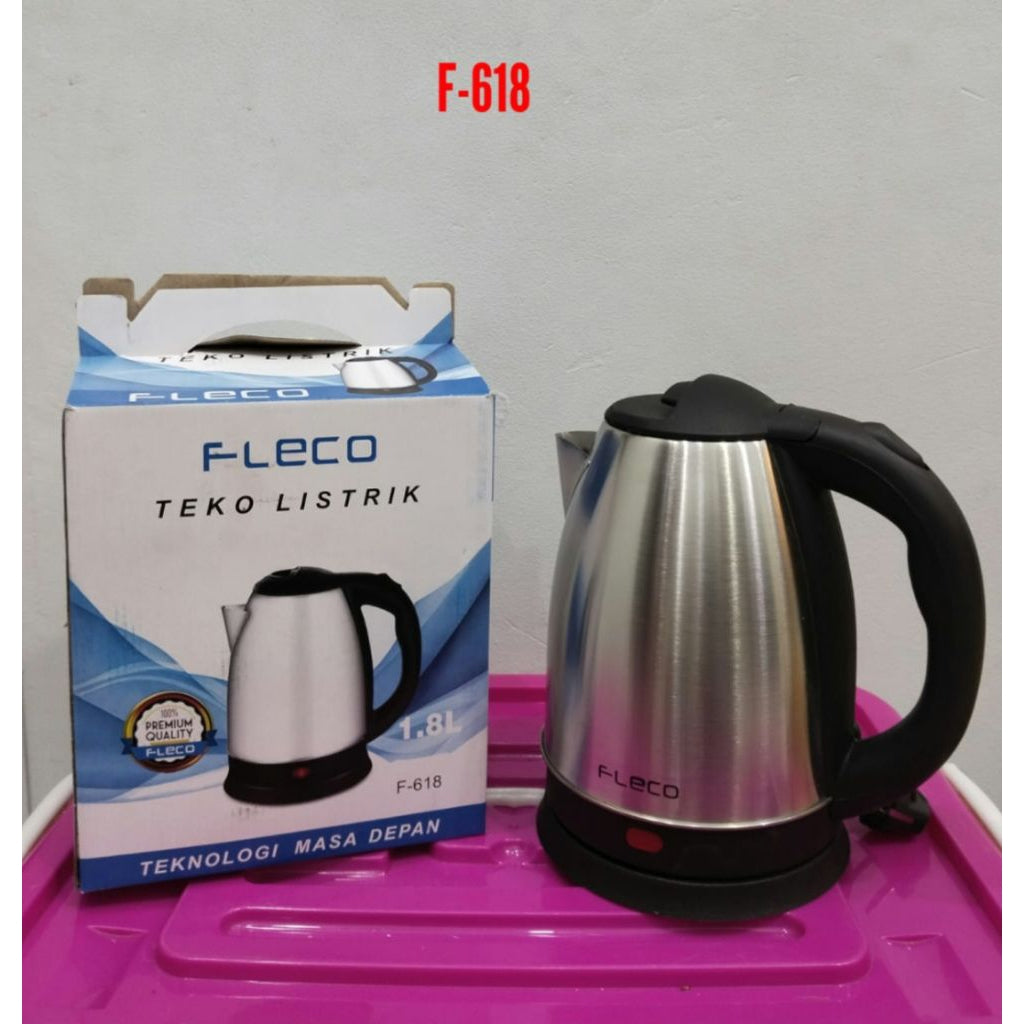 Pekanbaru Teko Listrik Fleco 1.8L F-618 Kettle Elektric