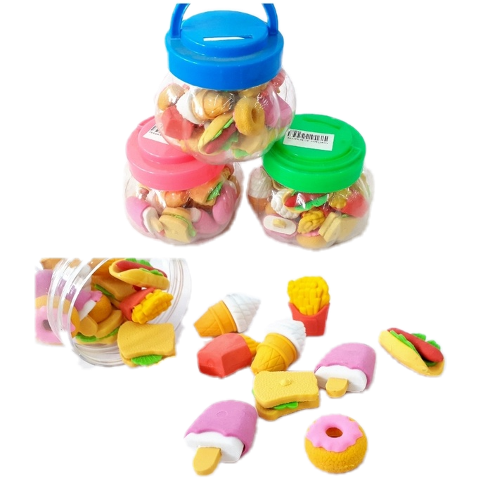 Pekanbaru Eraser/Penghapus Motif Junk Food (1×24)
