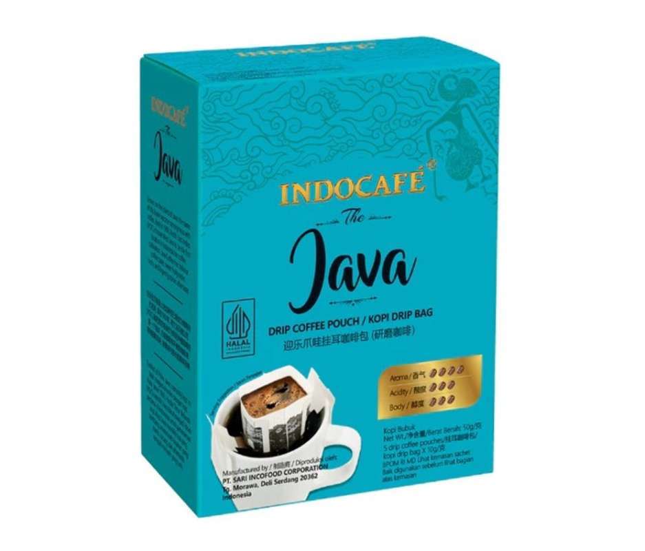Pekanbaru Indocafe Java Drip Coffee 50Gr Box