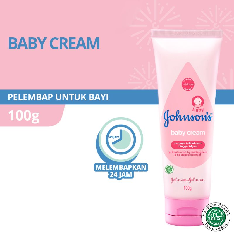 Pekanbaru J&J Baby Cream 100Gr Tube