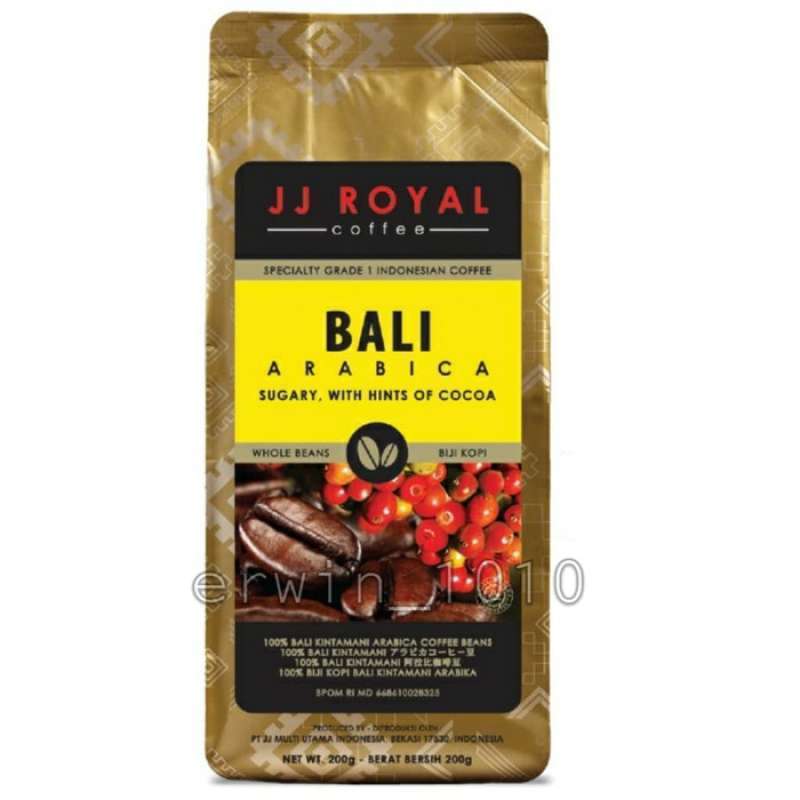 Pekanbaru Jj Royal Bali Arabica Bean Bag 200Gr